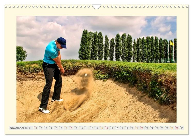 Produktbild: Golf - meine Leidenschaft (Wandkalender 2026 DIN A3 quer), CALVENDO Monatskalender