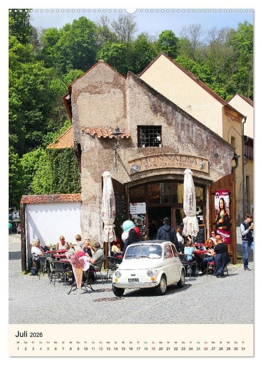Produktbild: Krumau in Tschechien - Wundersch&ouml;nes Cesky Krumlov (hochwertiger Premium Wandkalender 2026 DIN A2 hoch), Kunstdruck in Hochglanz