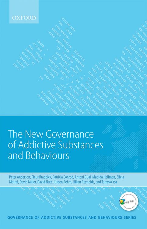 Produktbild: New Governance of Addictive Substances and Behaviours