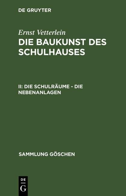 Produktbild: Die Schulr&auml;ume - die Nebenanlagen