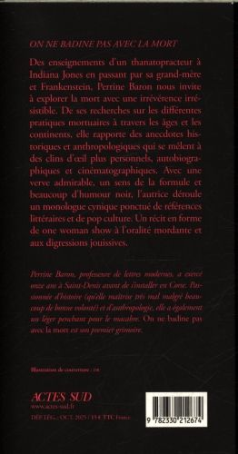 Produktbild: On ne badine pas avec la mort : propos sur la mort et ce qui s'ensuit