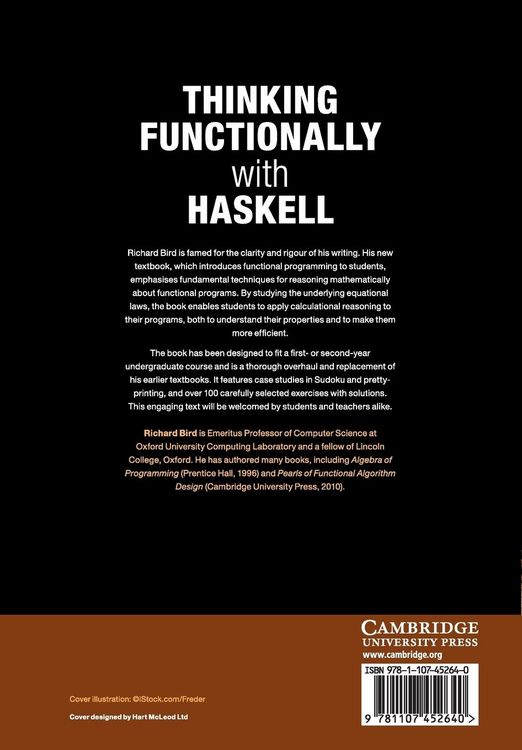 Produktbild: Thinking Functionally with Haskell