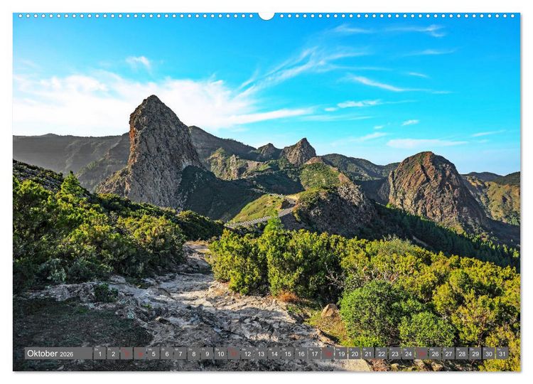Produktbild: Wandern auf La Gomera (Wandkalender 2026 DIN A2 quer), CALVENDO Monatskalender