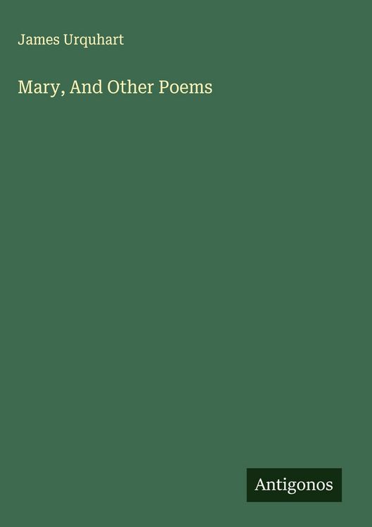 Produktbild: Mary, And Other Poems
