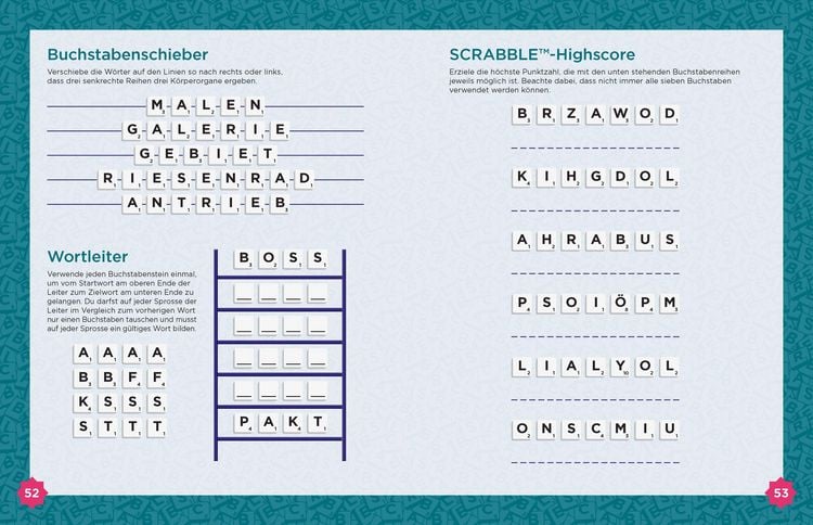 Produktbild: Scrabble&trade;-R&auml;tselbuch