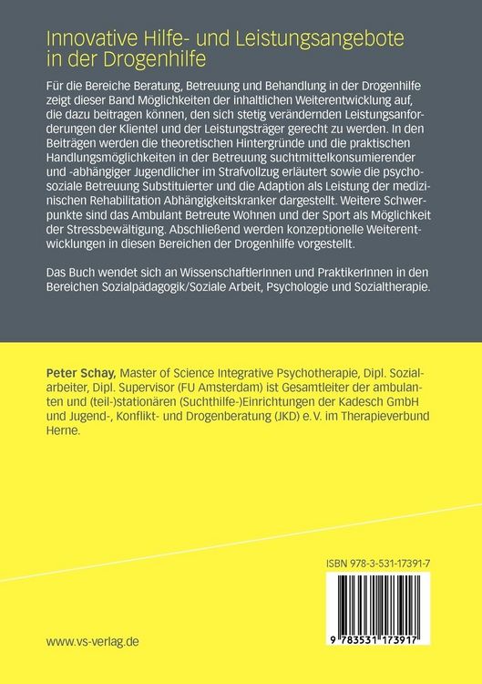 Produktbild: Innovative Hilfe- und Leistungsangebote in der Drogenhilfe