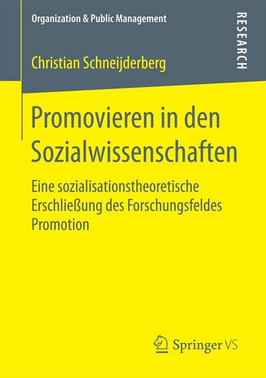 Produktbild: Promovieren in den Sozialwissenschaften