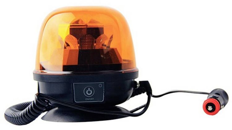 Produktbild: SecoR&uuml;t Rundumleuchte 95003 12 V/DC, 24 V/DC akkubetrieben Magnet-Befestigung, Magnetfu&szlig;, Saugnapf Orange