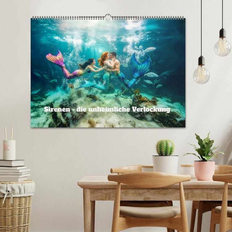 Produktbild: Sirenen - die unheimliche Verlockung (Wandkalender 2027 DIN A2 quer), CALVENDO Monatskalender