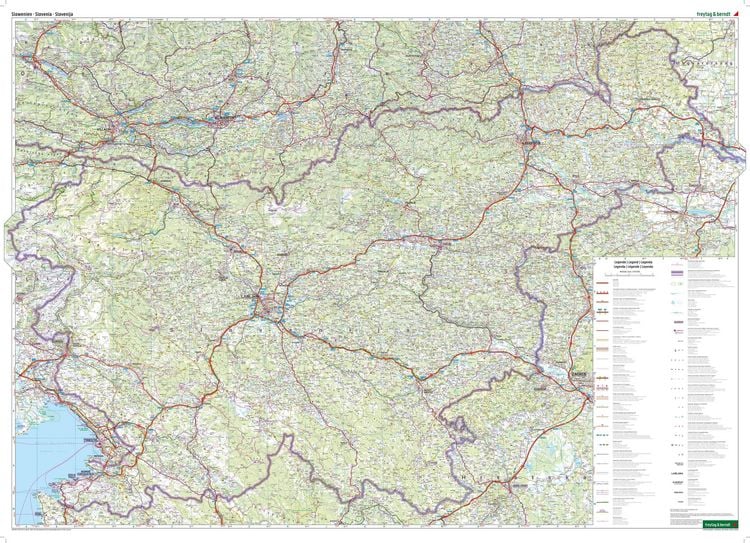 Produktbild: Freytag & berndt Stra&szlig;enkarte Slowenien 1:200.000