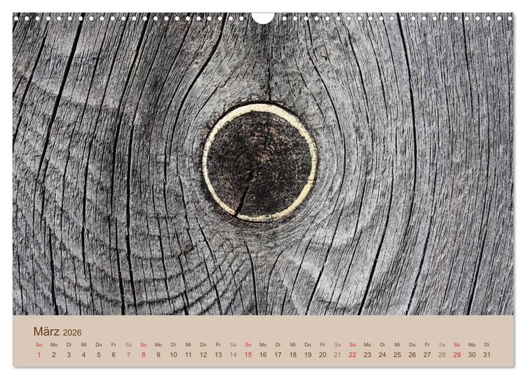 Produktbild: Farben des Holzes (Wandkalender 2026 DIN A3 quer), CALVENDO Monatskalender
