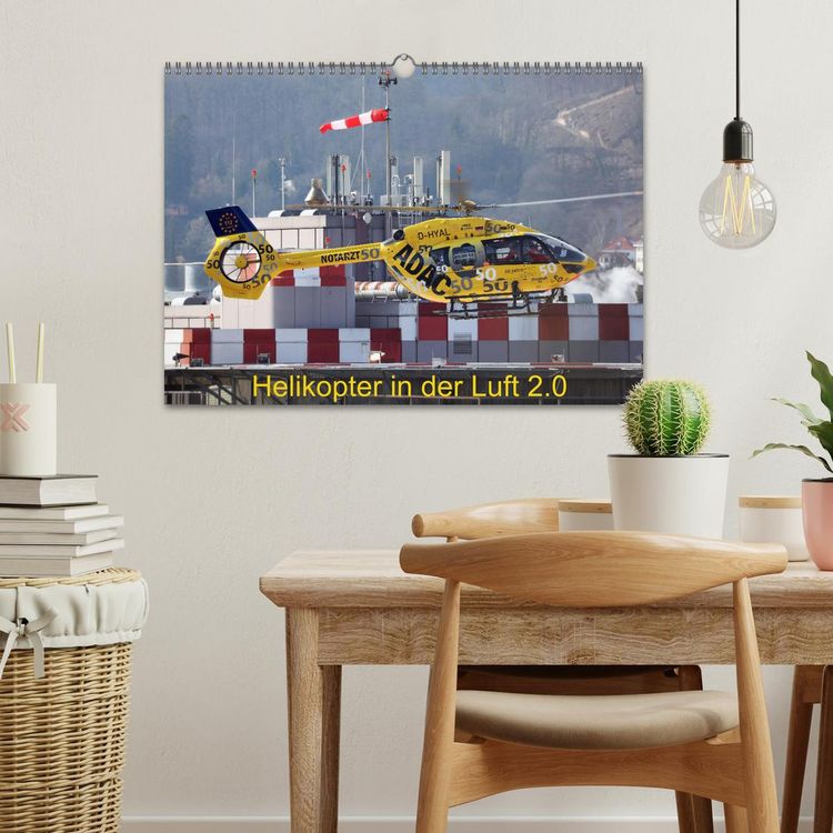 Produktbild: Helikopter in der Luft 2.0 (Wandkalender 2026 DIN A3 quer), CALVENDO Monatskalender