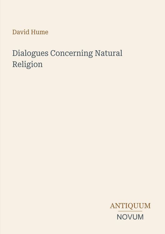 Produktbild: Dialogues Concerning Natural Religion