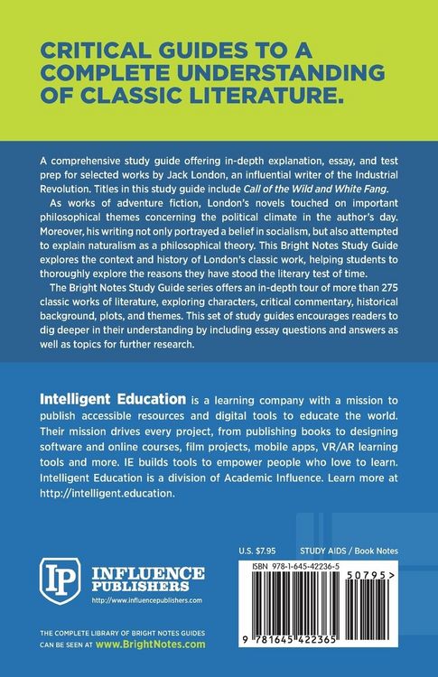 Produktbild: Study Guide to Call of the Wild and White Fang by Jack London