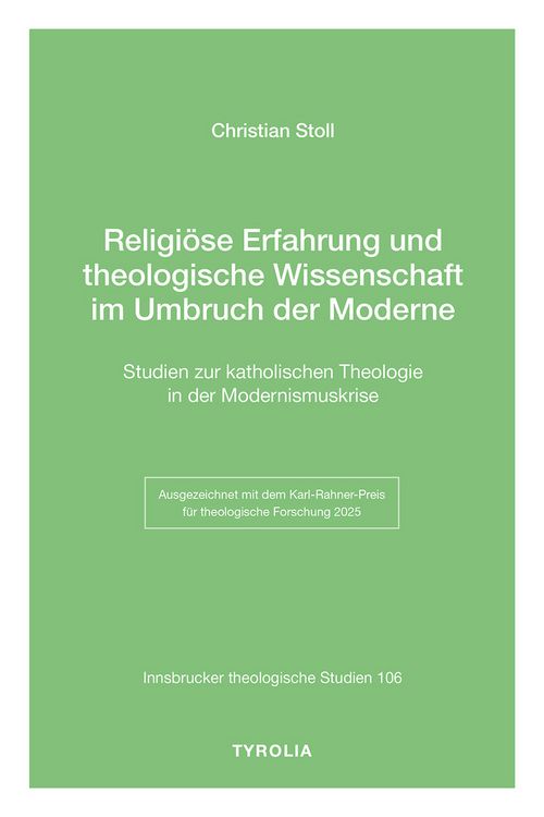 Produktbild: Religi&ouml;se Erfahrung und theologische Wissenschaft im Umbruch der Moderne