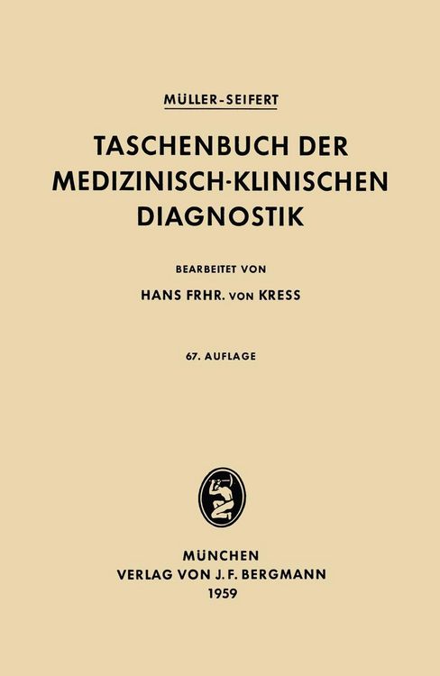 Produktbild: Taschenbuch der Medizinisch-Klinischen Diagnostik