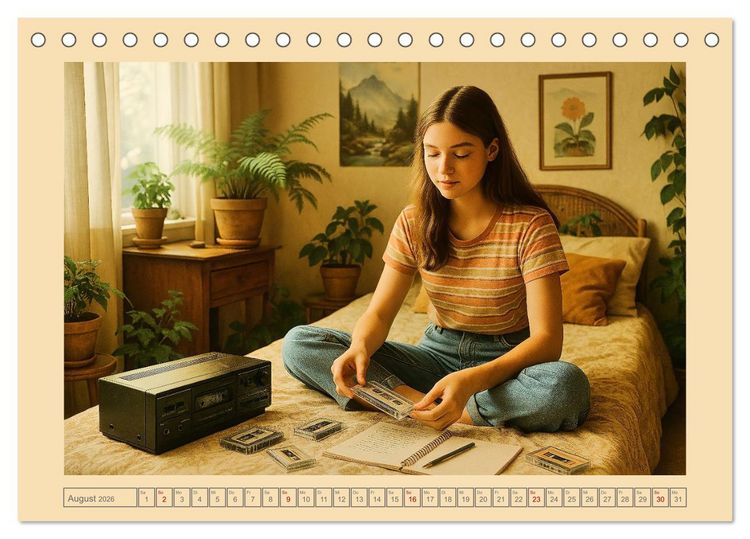 Produktbild: Hobbytr&auml;ume - Einblicke in Freizeit und Hobbys von den 50ern bis 80ern (Tischkalender 2026 DIN A5 quer), CALVENDO Monatskalender