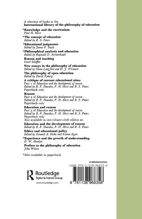 Produktbild: Education and the Education of Teachers