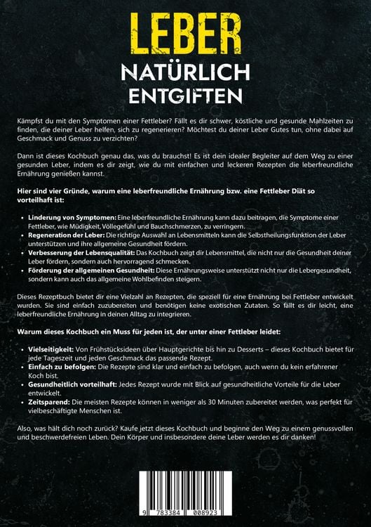 Produktbild: Leber nat&uuml;rlich entgiften &ndash; Das gro&szlig;e Fettleber Kochbuch