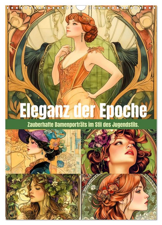 Produktbild: Eleganz der Epoche (Wandkalender 2026 DIN A3 hoch), CALVENDO Monatskalender