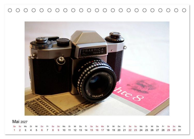Produktbild: Kameras der DDR (Tischkalender 2027 DIN A5 quer), CALVENDO Monatskalender