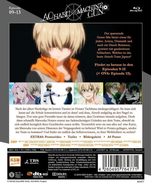 Produktbild: Aoharu X Machinegun - Volume 3: Episode 09-13