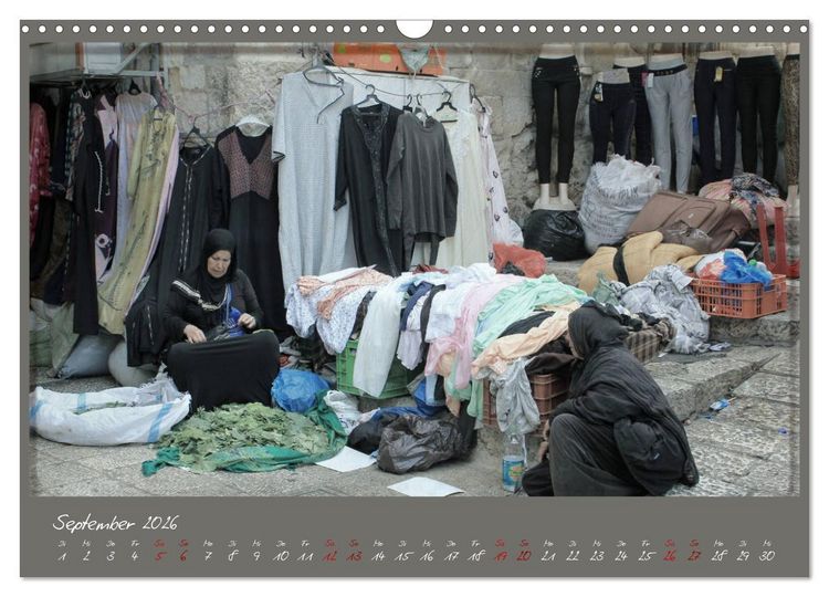 Produktbild: Unterwegs in Jerusalem (Wandkalender 2026 DIN A3 quer), CALVENDO Monatskalender