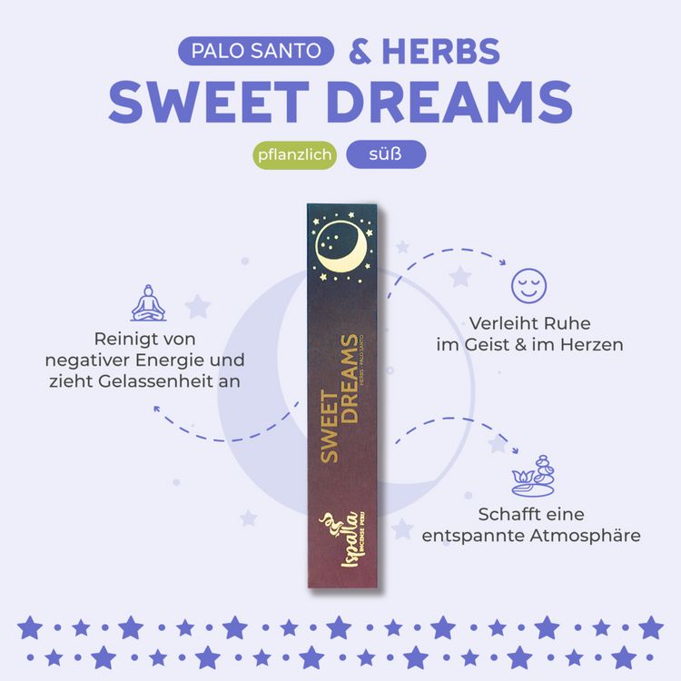 Produktbild: Palo Santo Sweet Dreams R&auml;ucherst&auml;bchen