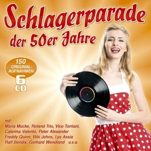 Produktbild: Schlagerparade der 50er Jahre - 150 Originalaufnah