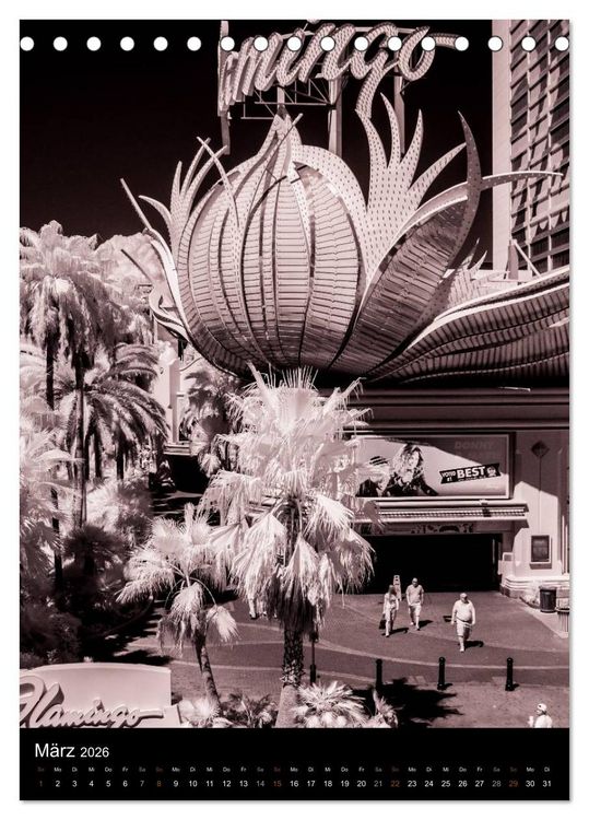 Produktbild: LAS VEGAS (Tischkalender 2026 DIN A5 hoch), CALVENDO Monatskalender