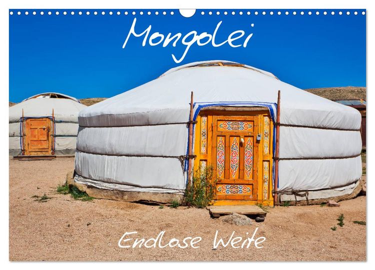 Produktbild: Mongolei Endlose Weite (Wandkalender 2026 DIN A3 quer), CALVENDO Monatskalender