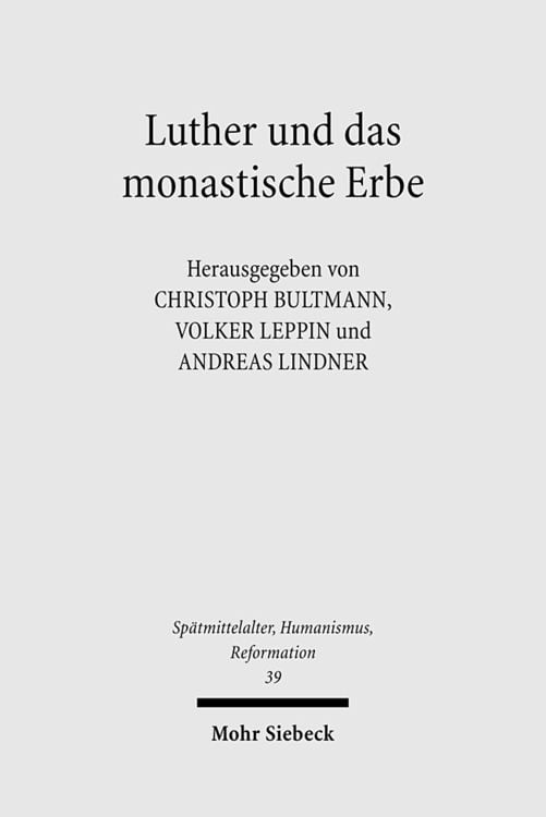 Produktbild: Luther und das monastische Erbe