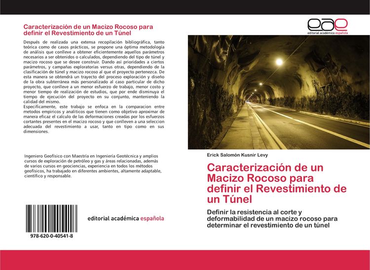 Produktbild: Caracterizaci&oacute;n de un Macizo Rocoso para definir el Revestimiento de un T&uacute;nel