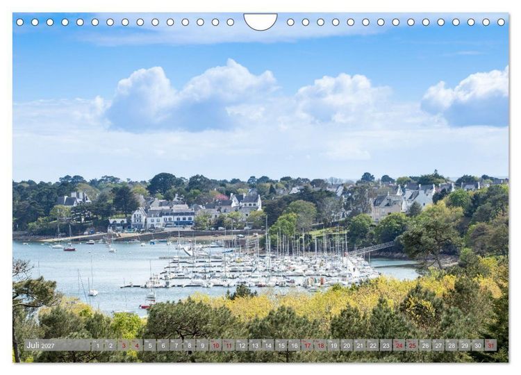 Produktbild: Momente einer Reise - Bretagne (Wandkalender 2027 DIN A4 quer), CALVENDO Monatskalender