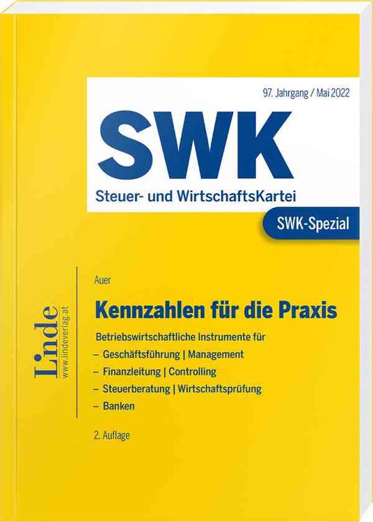 Bild vom Artikel SWK-Spezial Kennzahlen für die Praxis vom Autor Kurt Auer