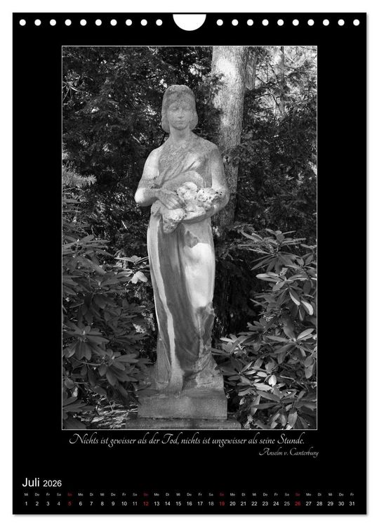 Produktbild: S&uuml;dfriedhof Leipzig (Wandkalender 2026 DIN A4 hoch), CALVENDO Monatskalender