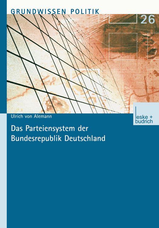 Produktbild: Das Parteiensystem der Bundesrepublik Deutschland