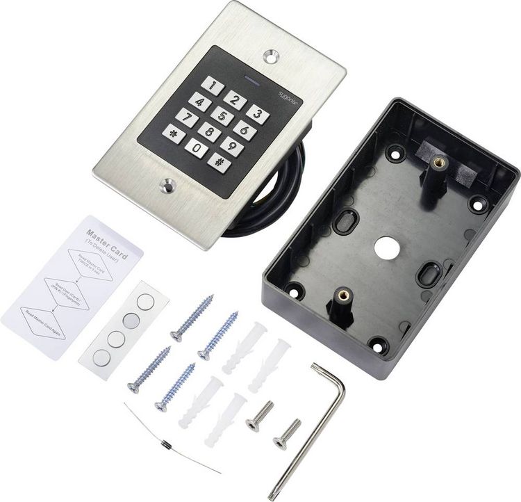 Produktbild: Sygonix SY-4760956 Code-Tastatur mit RFID Unterputz 12 V/DC, 18 V/DC IP66