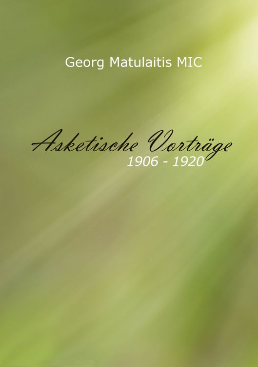 Produktbild: Asketische Vortr&auml;ge