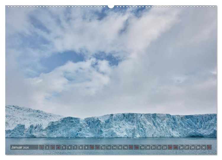 Produktbild: Svalbard-Momente (hochwertiger Premium Wandkalender 2026 DIN A2 quer), Kunstdruck in Hochglanz