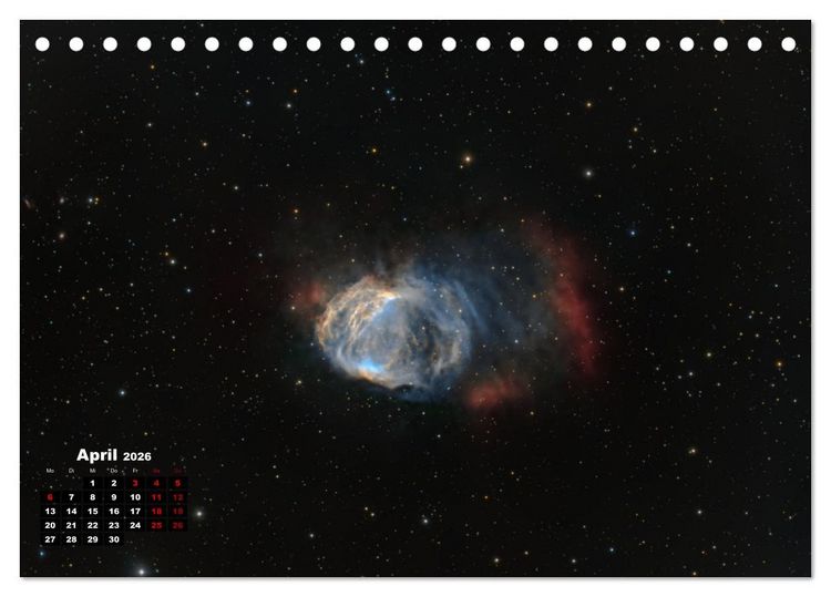 Produktbild: InfinityAstro - die Unendlichkeit im Bild - Astrofotos von Roland Schliessus (Tischkalender 2026 DIN A5 quer), CALVENDO Monatskalender