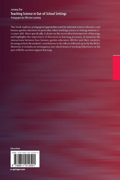 Produktbild: Teaching Science in Out-of-School Settings