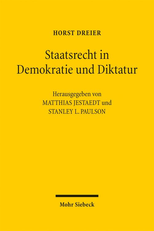 Produktbild: Staatsrecht in Demokratie und Diktatur