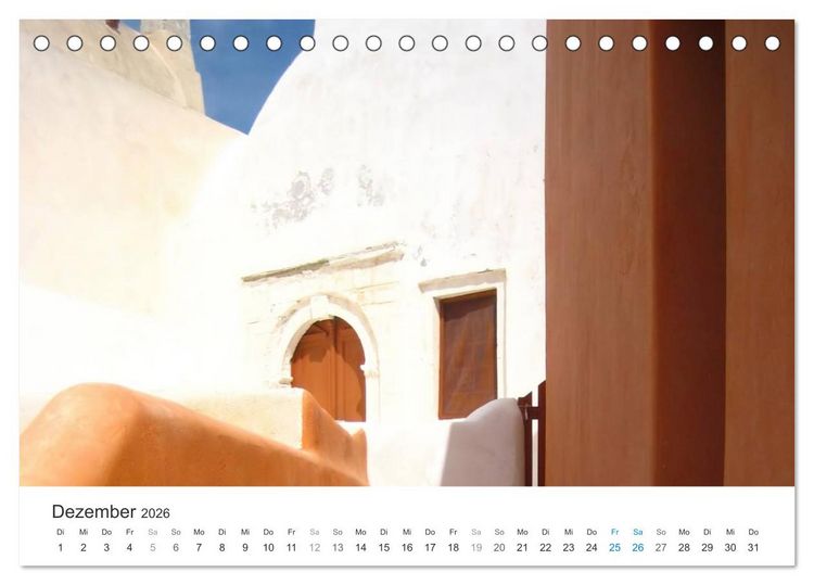 Produktbild: Hellas - ein Meer der Farben (Tischkalender 2026 DIN A5 quer), CALVENDO Monatskalender
