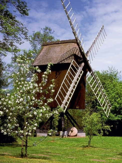 Produktbild: CALVENDO Puzzle Bockwindm&uuml;hle bei Stade | 1000 Teile Lege-Gr&ouml;&szlig;e 64x48cm Foto-Puzzle f&uuml;r gl&uuml;ckliche Stunden