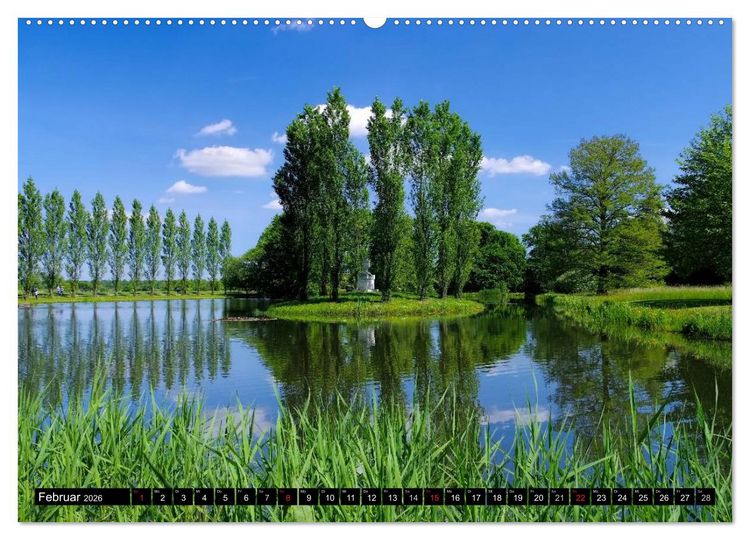 Produktbild: Spaziergang durch den W&ouml;rlitzer Park (Wandkalender 2026 DIN A2 quer), CALVENDO Monatskalender