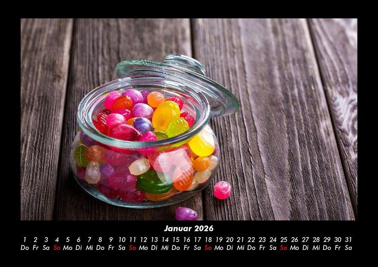 Produktbild: World of Sweets 2026 Fotokalender DIN A3