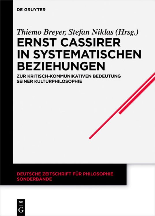Produktbild: Ernst Cassirer in systematischen Beziehungen