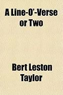 Produktbild: A Line-O'-Verse or Two