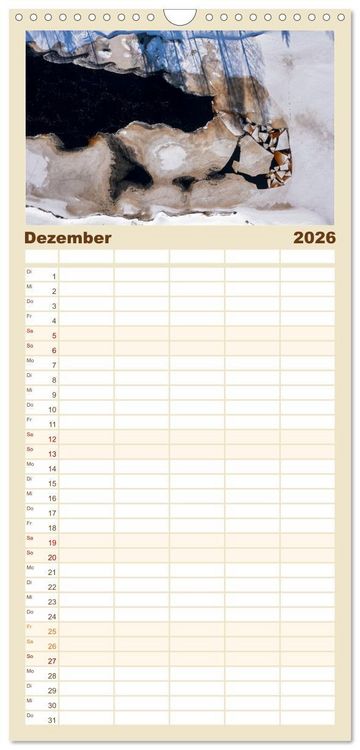 Produktbild: Familienplaner 2026 - Wildes Finnland mit 5 Spalten (Wandkalender, 21 x 45 cm) CALVENDO